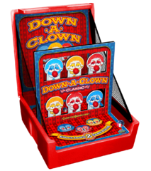 Table Top Carnival Game Down a Clown